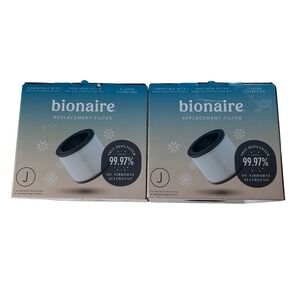 Bionaire BAPF361 GB Replacement Filter J True HEPA Airborne Allergens LOT 2 NEW